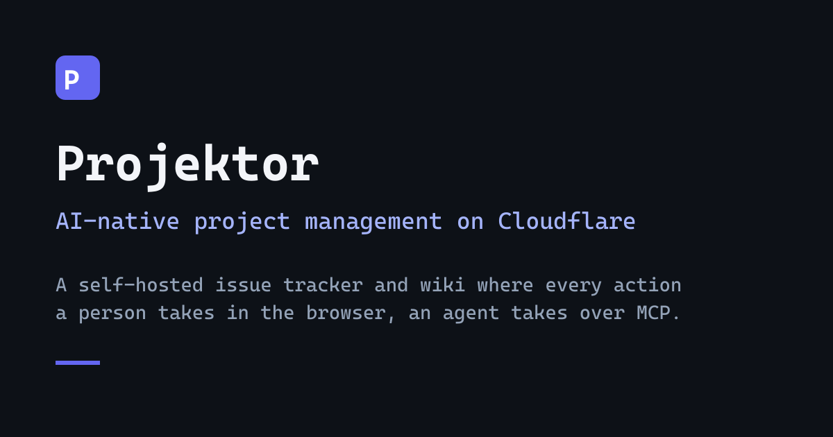 projektor website preview